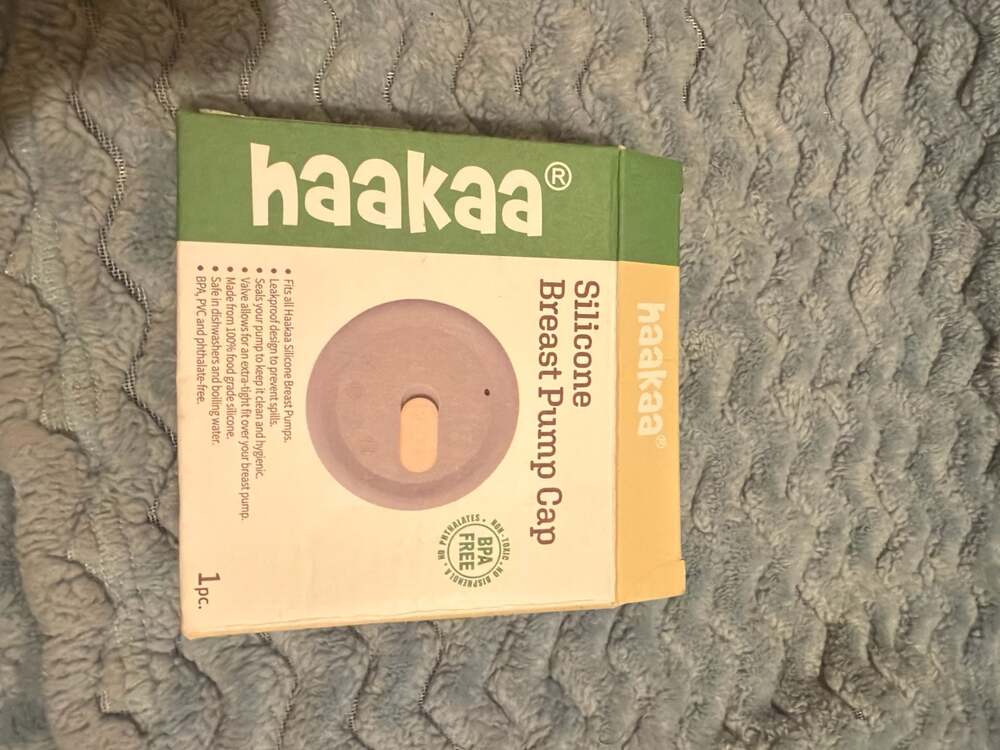 Haakaa Silicone Breast Pump Cap - Leak Proof Lid for Gen 1, 2, and 3 Pumps